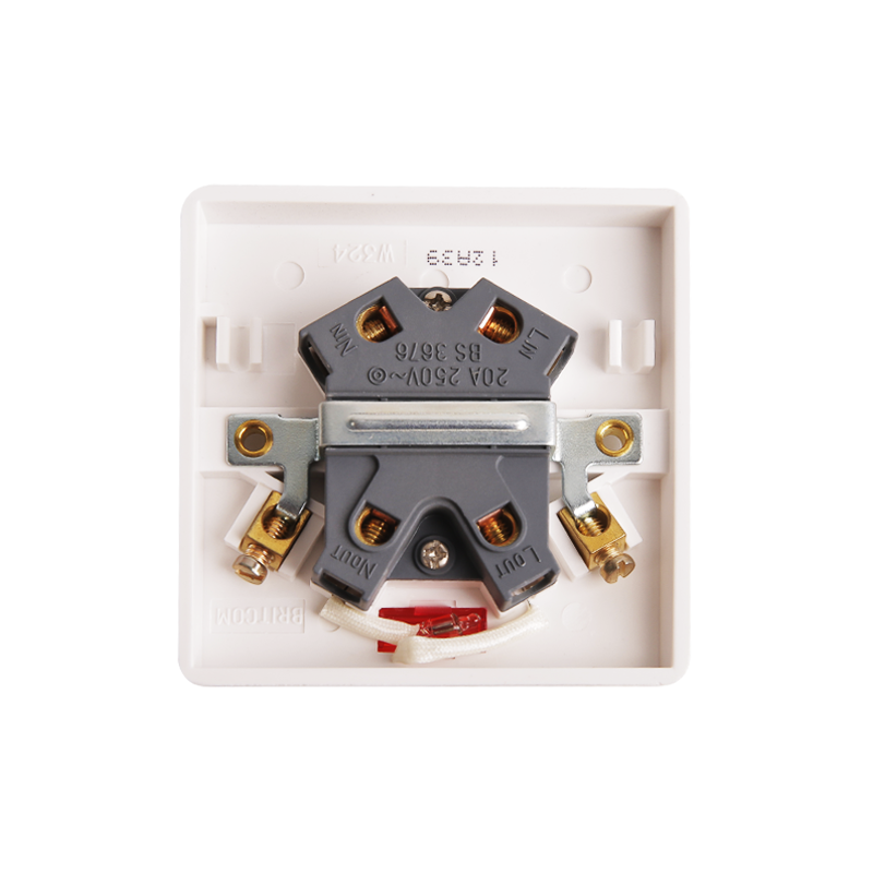 Bakelit 20A DP Switch med Neon HK6320WN