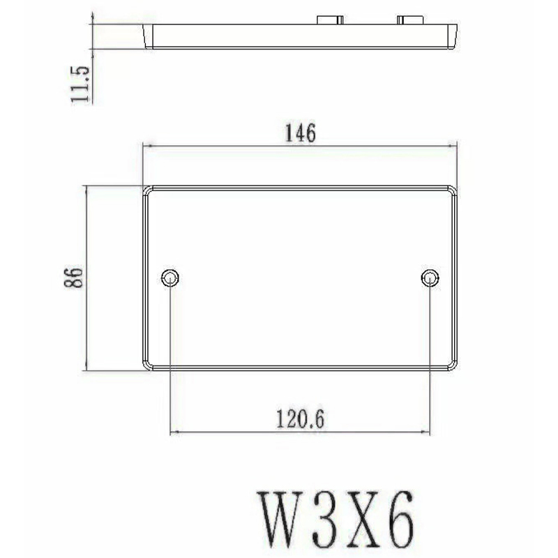 Bakelit 13A 2 Gang Switched Sockel HK6213W