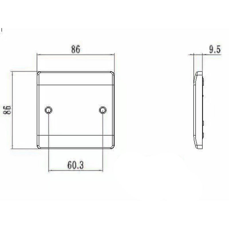 Bakelit 15A 1-gängs switchad rundstiftssockel med Neon HK6115VN-R